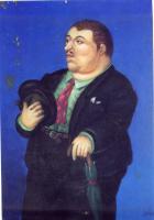 Botero, Fernando - Abstract oil painting.